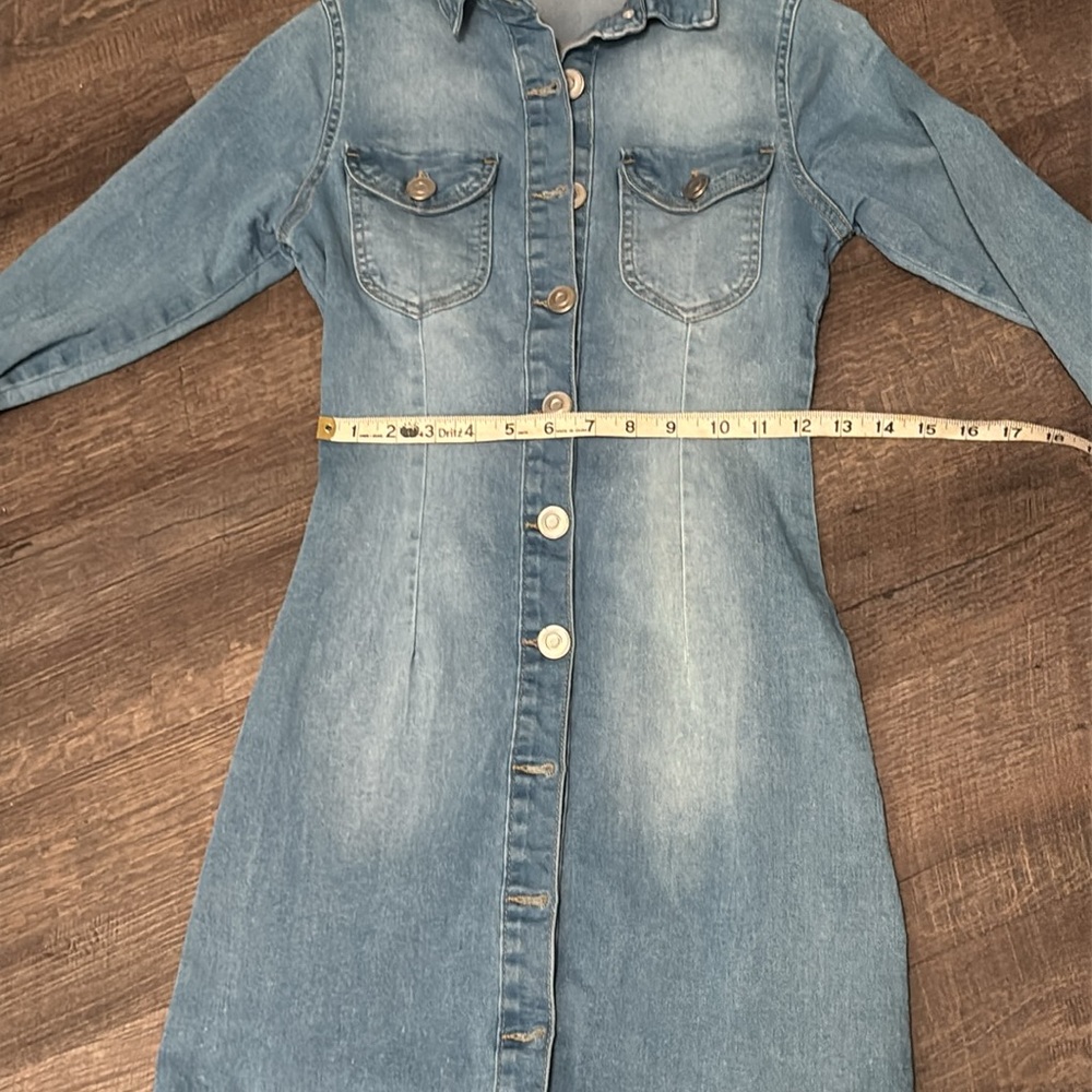 Button-Up Jean Dress - Picture 10 of 11
